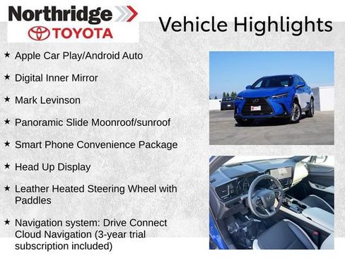 Used 2023 Lexus NX 350 AWD w/ Vision Package image 2