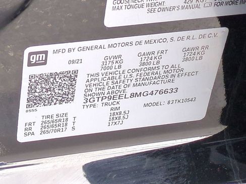 Used 2021 GMC Sierra 1500 AT4 AWD/4WD image 37