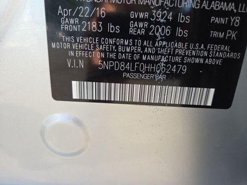 Used 2017 Hyundai Elantra SE w/ SE A/T Tech Package 03 FWD image 29
