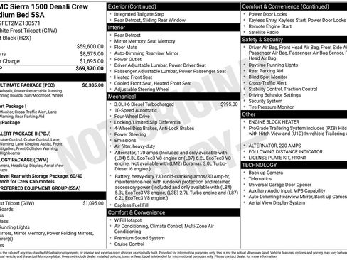 Used 2021 GMC Sierra 1500 Denali w/ Denali Ultimate Package image 37