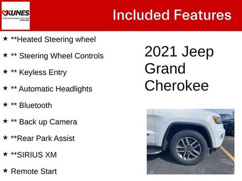 Used 2021 Jeep Grand Cherokee Limited w/ Sun & Sound Group image 5