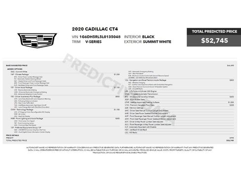 Used 2020 Cadillac CT4 V w/ Climate Package AWD/4WD image 9