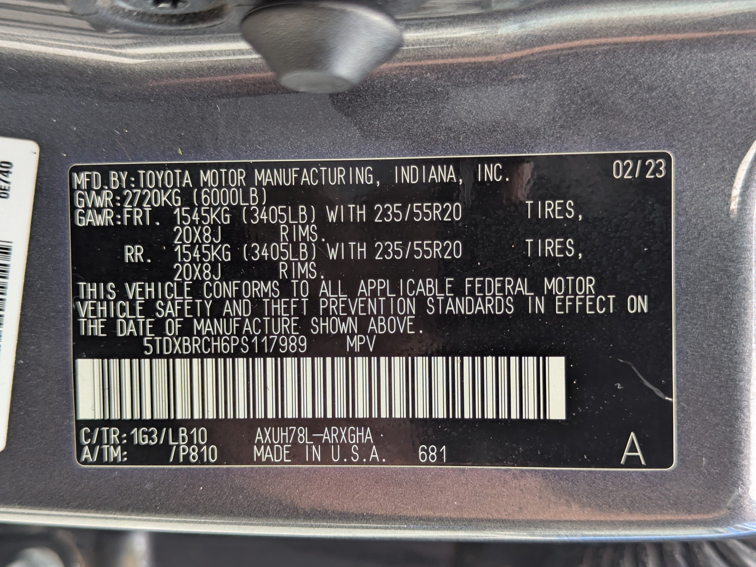 Used 2023 Toyota Highlander Limited AWD/4WD image 51