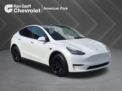 Used 2021 Tesla Model Y Long Range AWD/4WD image 1