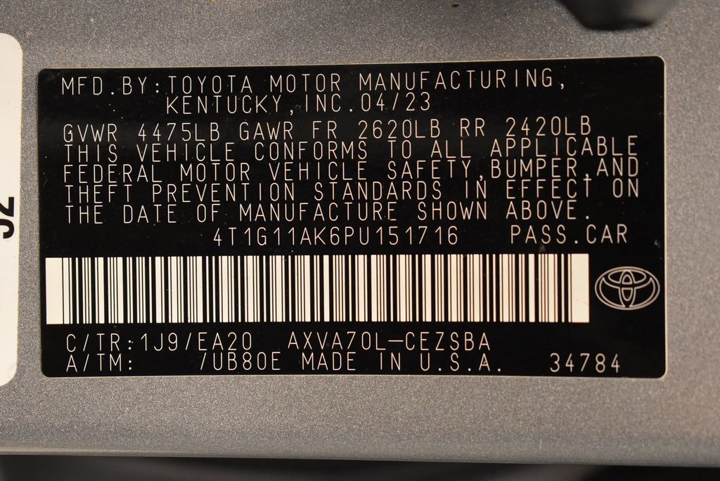 Used 2023 Toyota Camry SE FWD image 36
