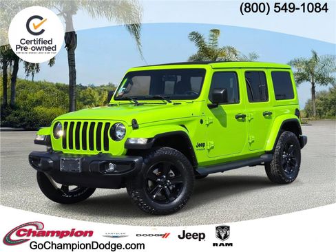 Certified 2021 Jeep Wrangler Unlimited Sahara image 1