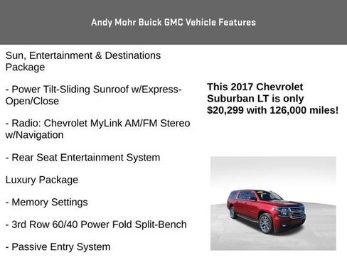 Used 2017 Chevrolet Suburban LT image 16