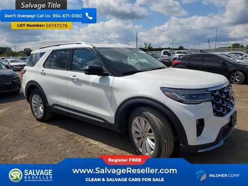 Used 2025 Ford Explorer Platinum w/ LUX Leather Package AWD/4WD image 5