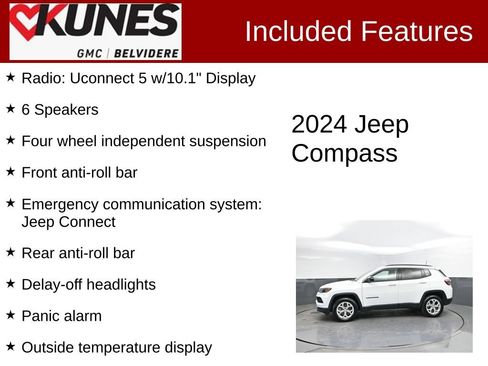 Used 2024 Jeep Compass Latitude AWD/4WD image 2
