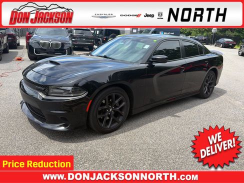 Used 2021 Dodge Charger R/T w/ Blacktop Package RWD image 1