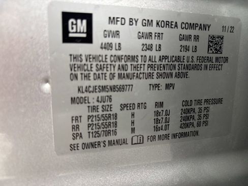 Used 2022 Buick Encore Preferred w/ Safety Package AWD/4WD image 10