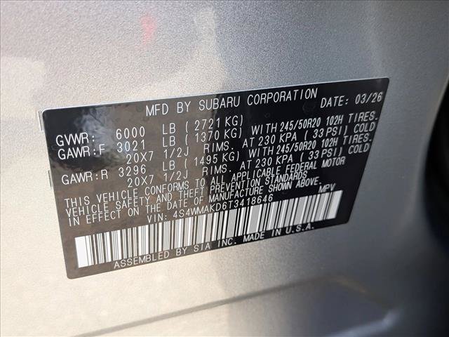 Used 2026 Subaru Ascent Touring AWD/4WD image 20