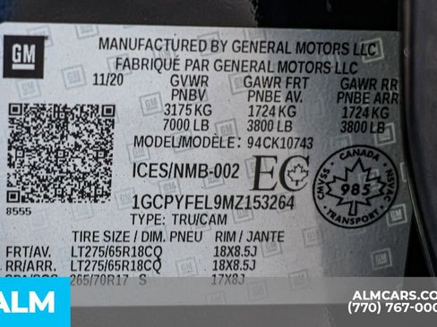 Used 2021 Chevrolet Silverado 1500 LT Trail Boss w/ Convenience Package II image 56