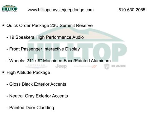 New 2025 Jeep Grand Cherokee Summit image 10