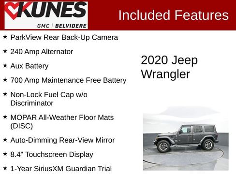 Used 2020 Jeep Wrangler Unlimited Sahara image 3