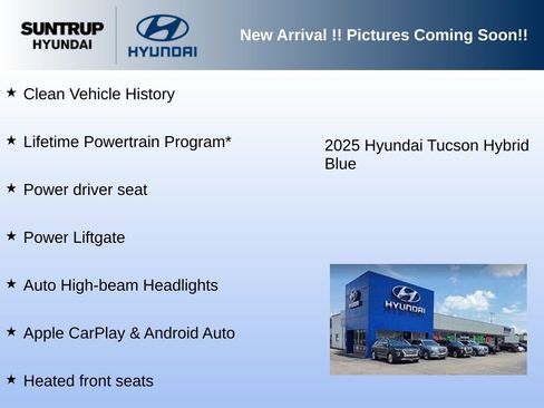 Used 2025 Hyundai Tucson Blue AWD/4WD image 2