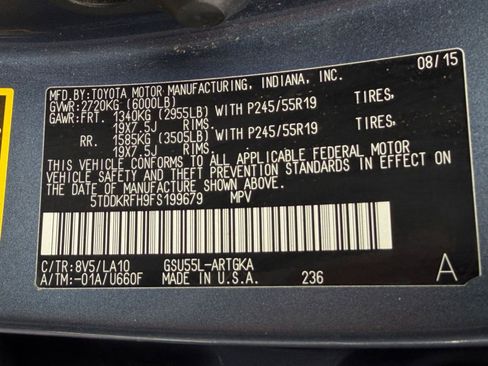 Used 2015 Toyota Highlander Limited Platinum image 19