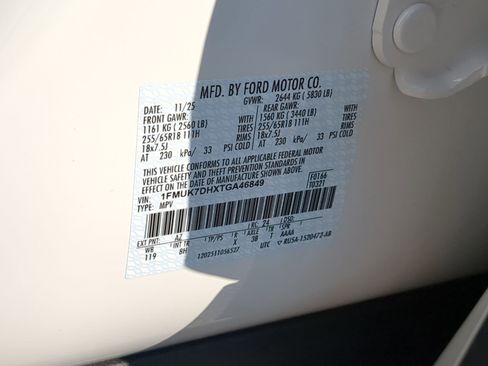 New 2026 Ford Explorer Active image 68