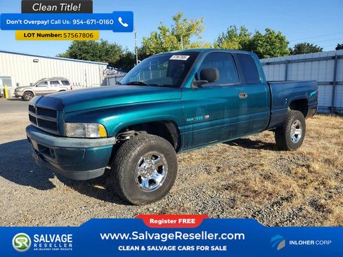 Used 1998 Dodge Ram 1500 Truck 4x4 Quad Cab image 1