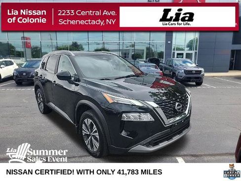 Certified 2023 Nissan Rogue SV w/ SV Premium B Package AWD/4WD image 1