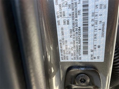 New 2025 Ford F150 Tremor w/ Equipment Group 402A High image 39