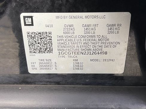 Used 2018 Chevrolet Colorado ZR2 image 9