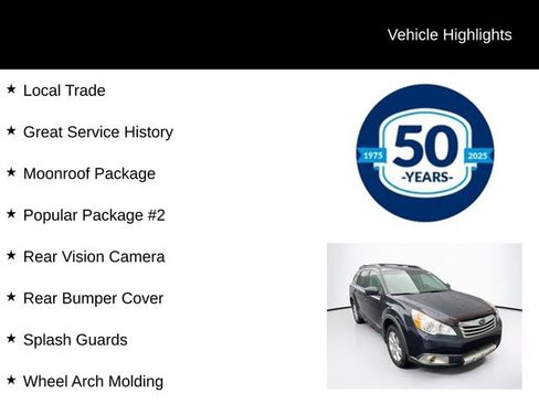 Used 2012 Subaru Outback 2.5i Limited w/ Moonroof Pkg AWD/4WD image 6