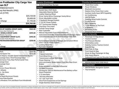 Used 2017 RAM ProMaster City Tradesman SLT w/ Rear Back-up Camera Group FWD image 6