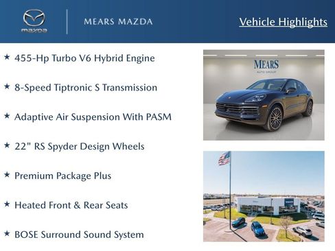 Used 2022 Porsche Cayenne E-Hybrid Coupe image 2