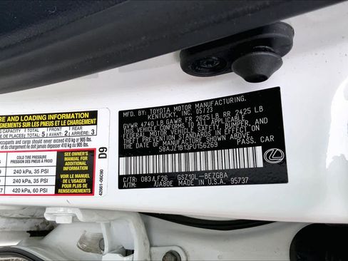 Certified 2023 Lexus ES 350 F Sport w/ Accessory Package (Z2) FWD image 37