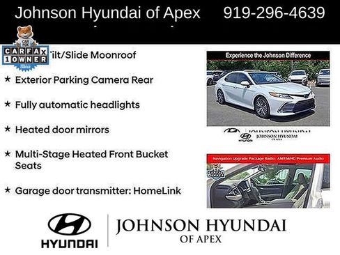 Used 2022 Toyota Camry XLE w/ Navigation Upgrade Package FWD image 26