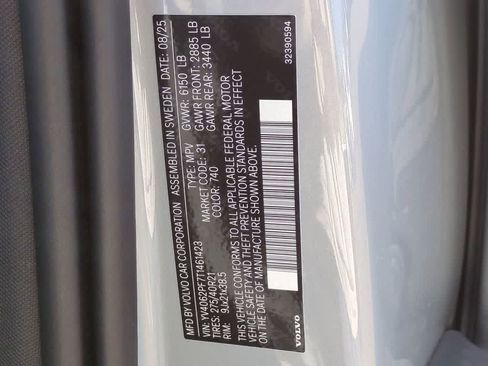 New 2026 Volvo XC90 B6 Ultra w/ Protection Package AWD/4WD image 34