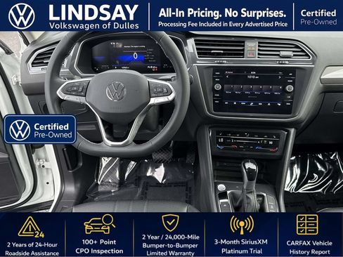Used 2023 Volkswagen Tiguan SE w/ Panoramic Sunroof Package AWD/4WD image 12