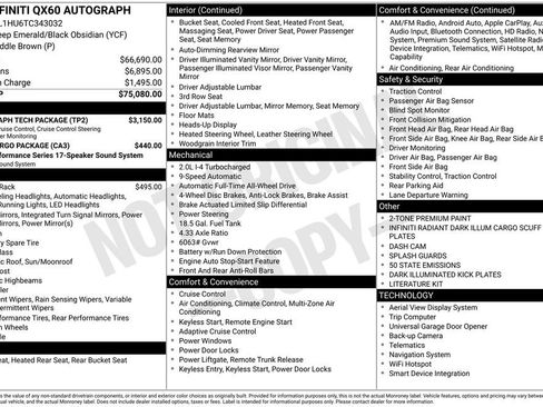 New 2026 INFINITI QX60 Autograph w/ Autograph Tech Package image 10