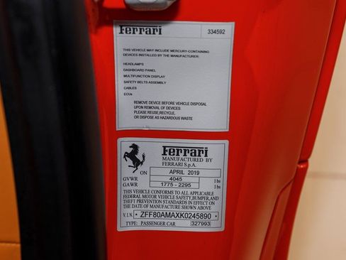 Used 2019 Ferrari 488 Spider image 14