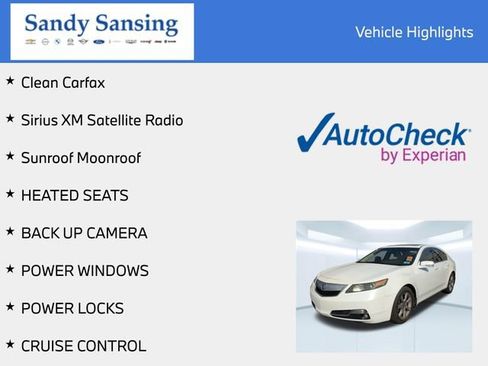 Used 2013 Acura TL w/ Technology Package FWD image 8