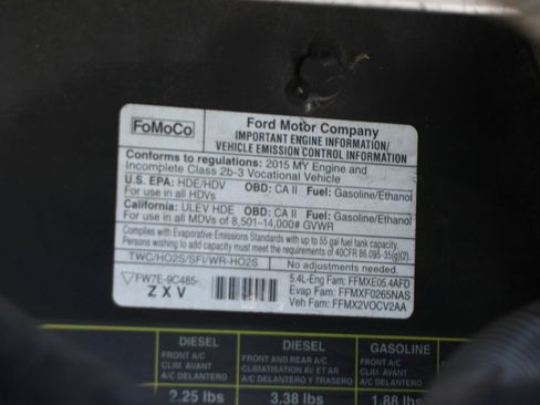 Used 2015 Ford E-450 and Econoline 450 Super Duty w/ A/C Prep Package image 16