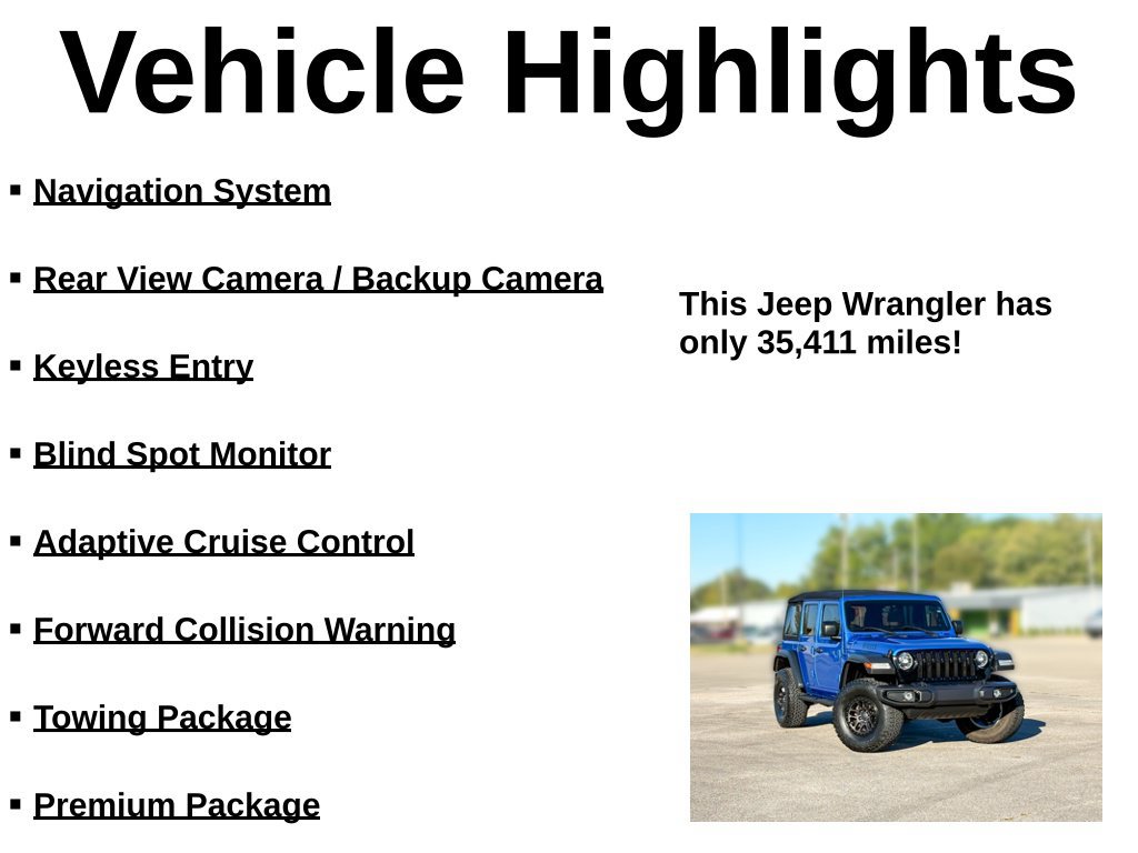 Used 2023 Jeep Wrangler Unlimited Sport AWD/4WD image 36