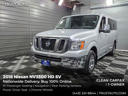 Used 2018 Nissan NV 3500 SV w/ Navigation Package