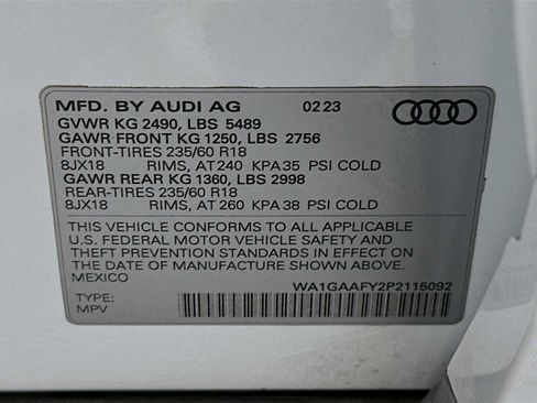 Certified 2023 Audi Q5 2.0T Premium w/ Convenience Package AWD/4WD image 30