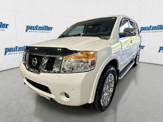 Used 2015 Nissan Armada Platinum w/ 2nd Row Captain Seat Package AWD/4WD video 1