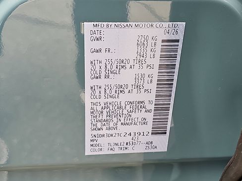 New 2026 Nissan Pathfinder Platinum AWD/4WD image 19