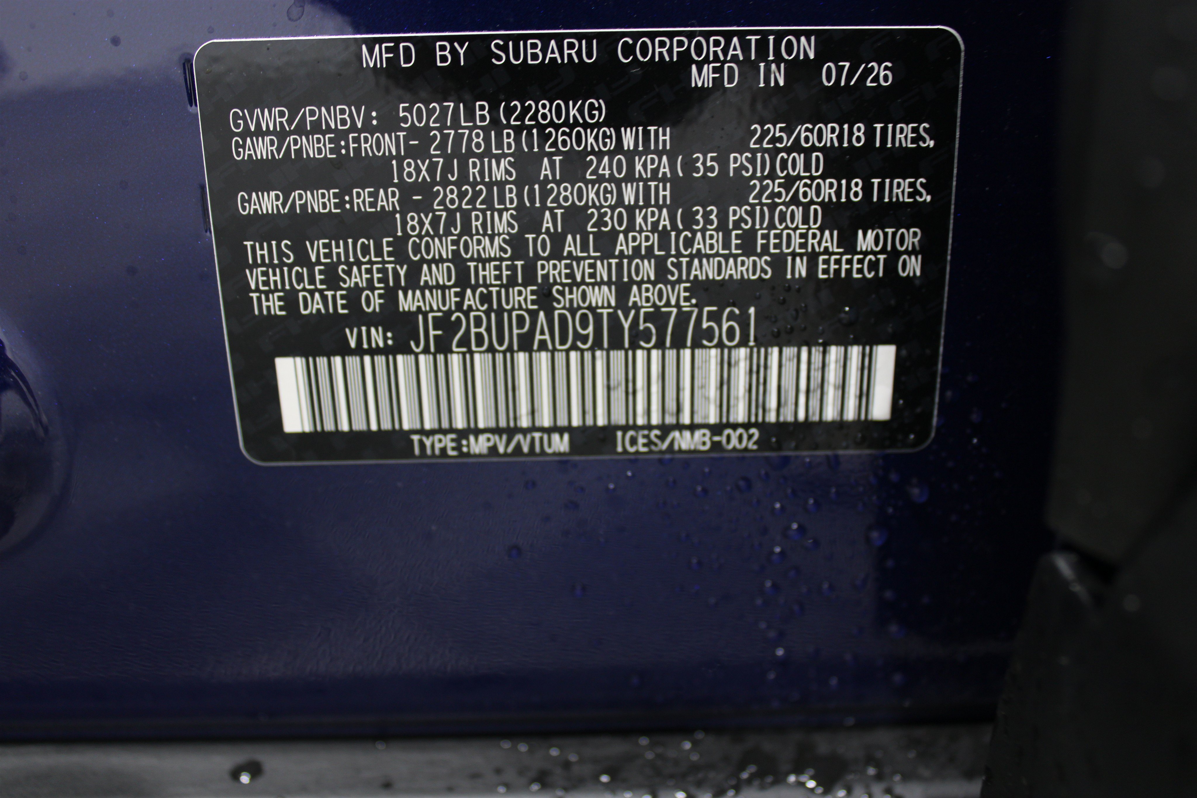 New 2026 Subaru Outback Premium AWD/4WD image 36