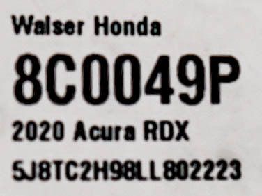 Used 2020 Acura RDX AWD/4WD image 31
