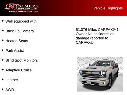 Used 2025 Chevrolet Silverado 2500 High Country w/ Technology Package AWD/4WD image 5
