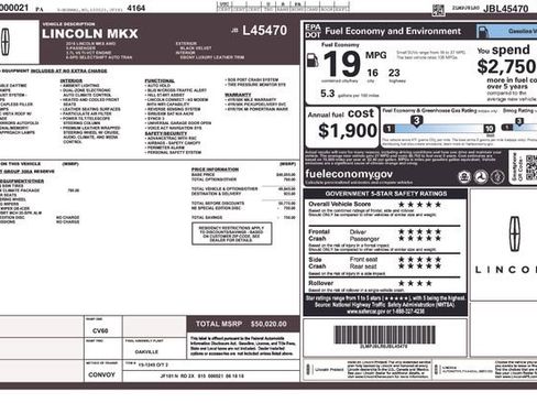 Used 2018 Lincoln MKX Reserve w/ Lincoln MKX Climate Package image 5