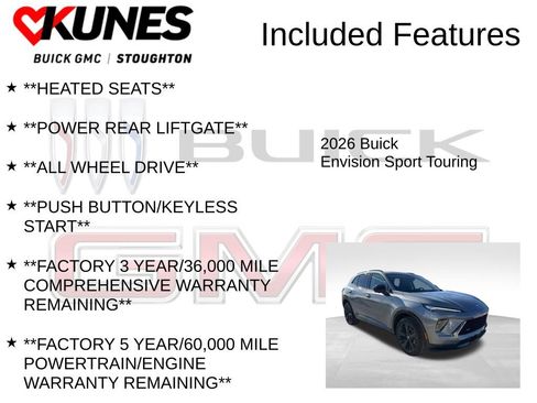 New 2026 Buick Envision Sport Touring image 3
