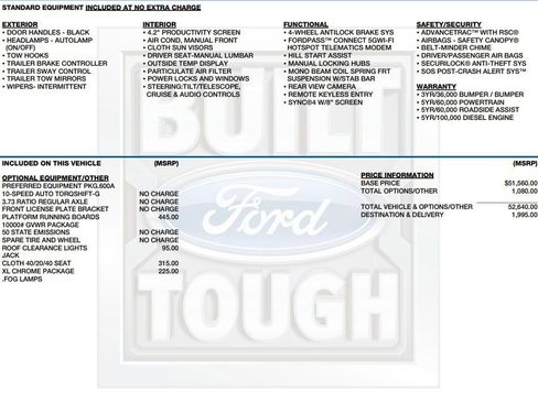 Used 2024 Ford F250 XL w/ XL Chrome Package AWD/4WD image 2