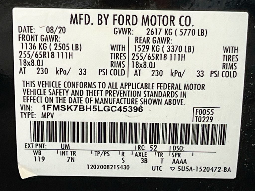 Used 2020 Ford Explorer 2WD image 31