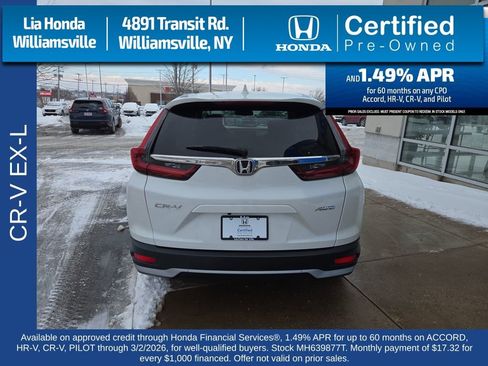 Certified 2021 Honda CR-V EX-L image 4